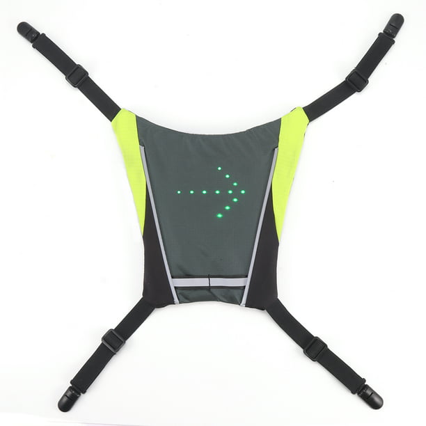 Wireless Remote Control Reflective Vest LED Steering Light For Cycling Hiking